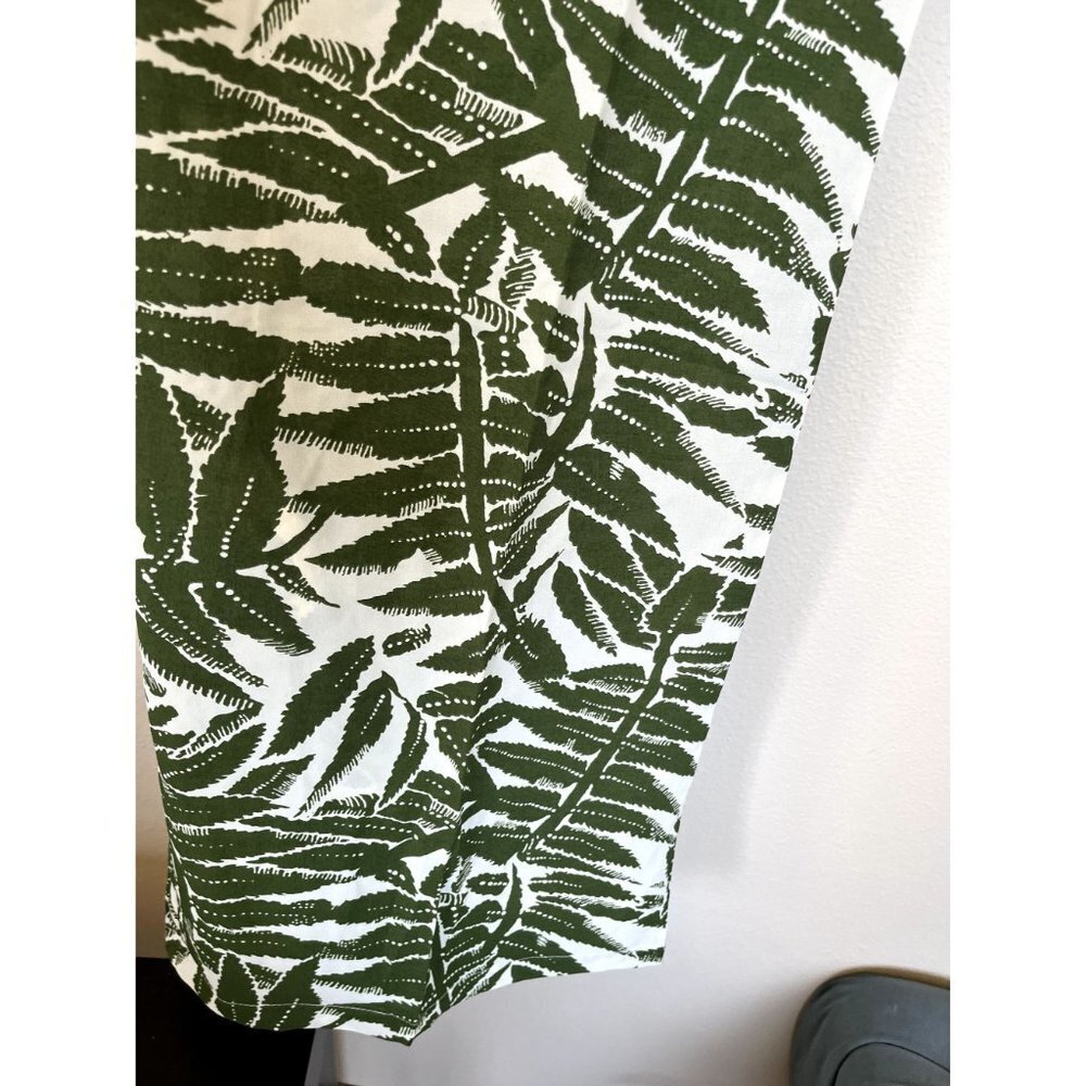 NWT Unique Vintage Green Tropical Print Halter Jumpsuit 4 - Picture 11 of 16